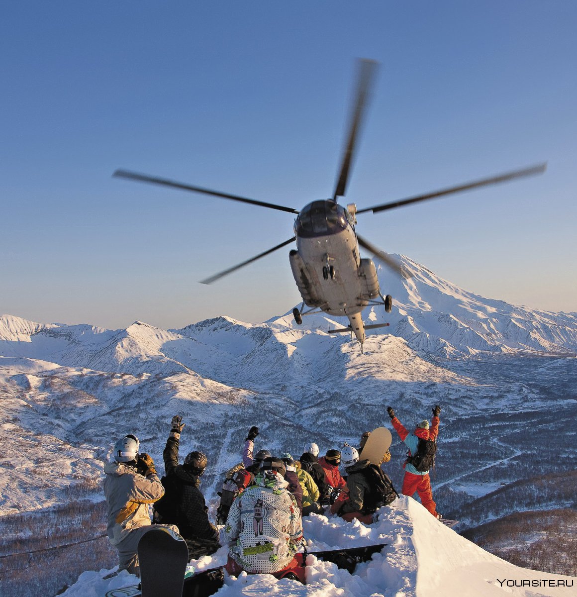 Камчатка зимой вертолетная экскурсия