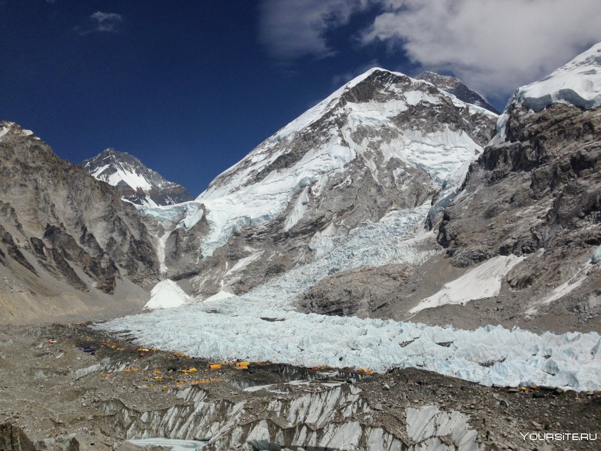 Ледник Кхумбу на Эвересте