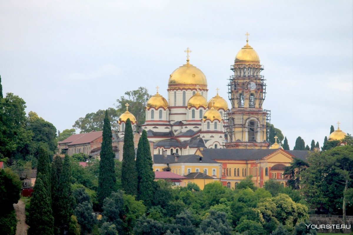 Новый Афон Абхазия достопримечательности монастырь