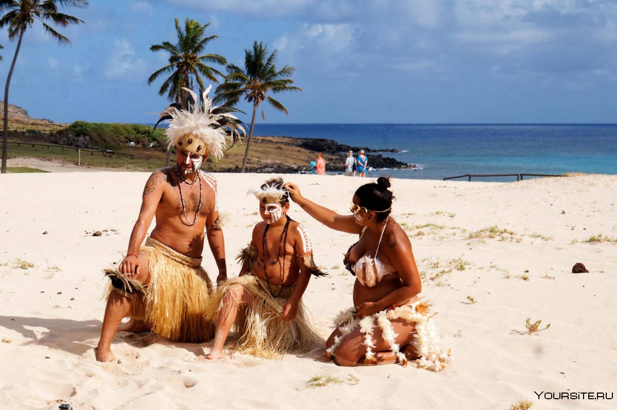 Рапануйцы острова Пасхи