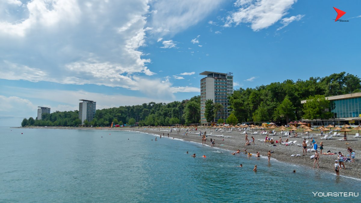 Пицунда Литфонд маршрутки от Адлера