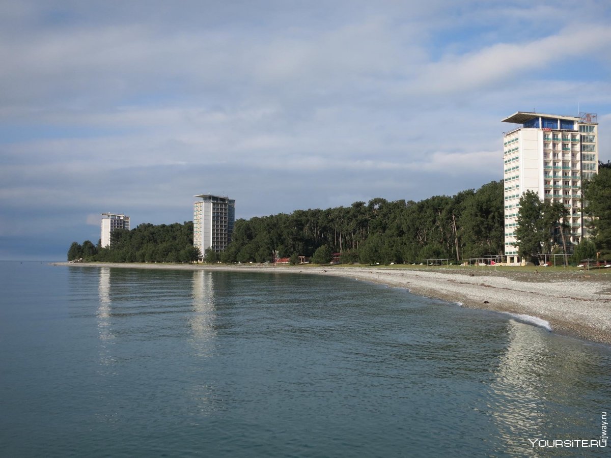 Пляж Бичвинта Пицунда