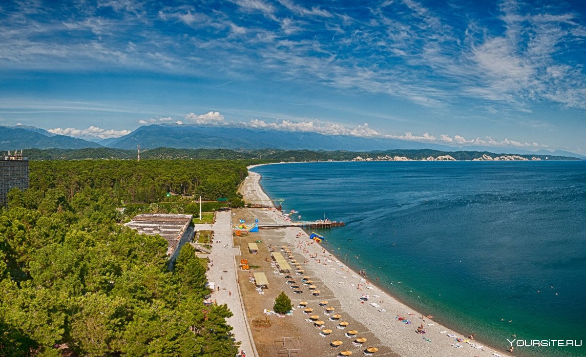 Море Абхазия Пицунда