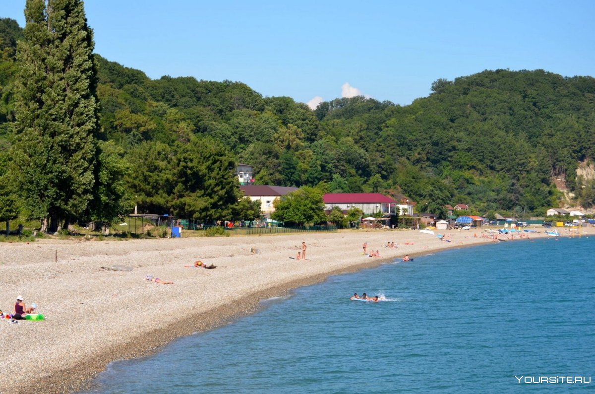 Пляж Бичвинта Пицунда
