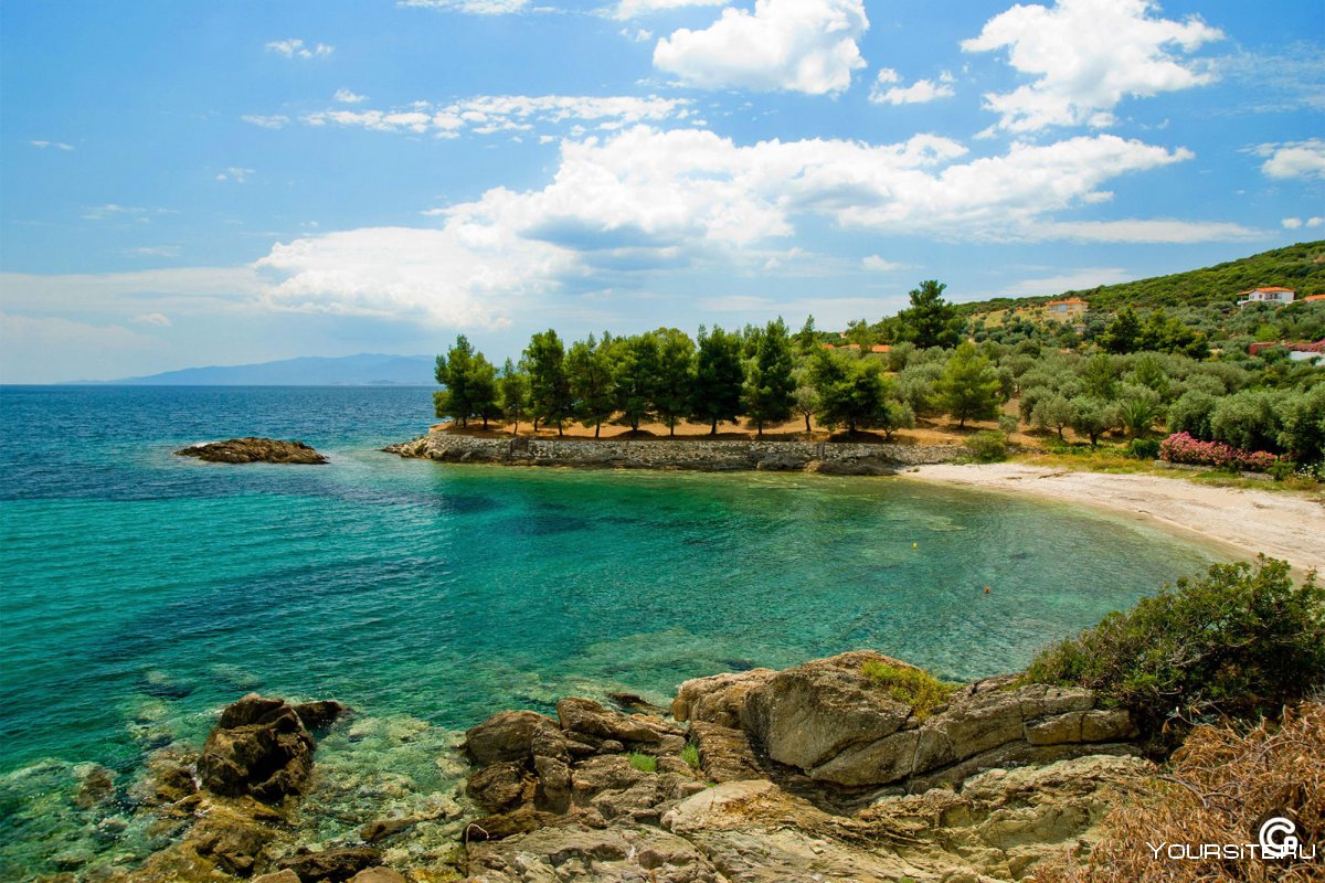 Греция Эгейское море курорты Халкидики
