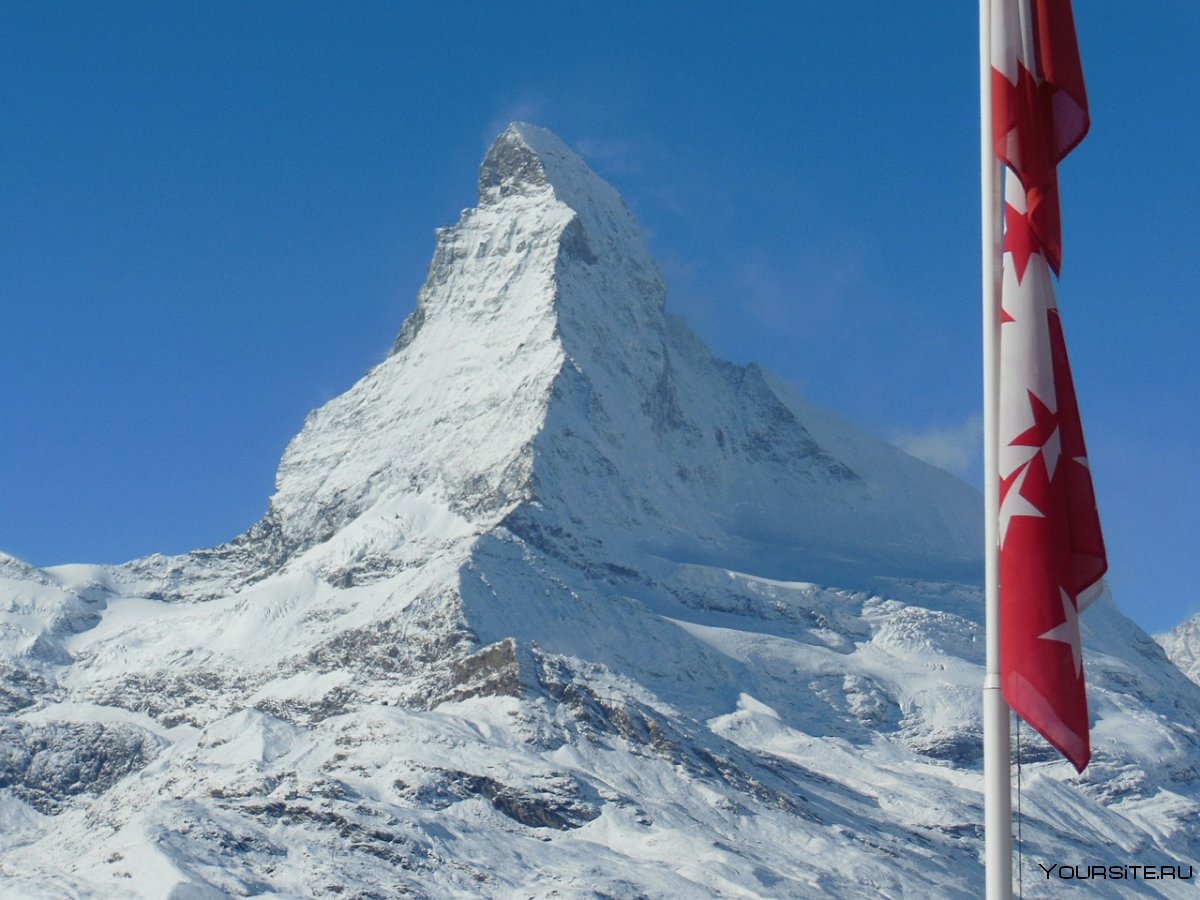 Zermatt Швейцария около горы Маттерхорн