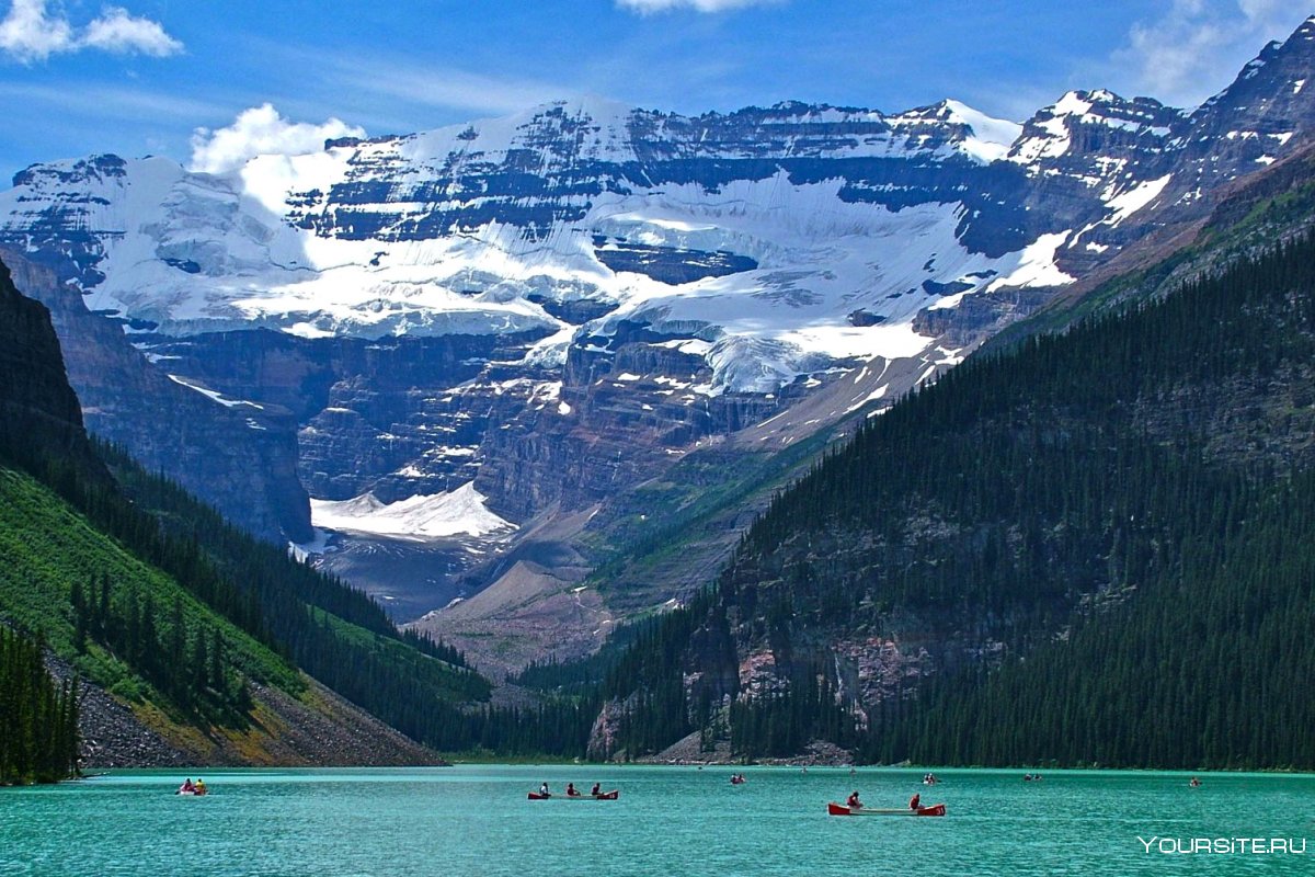 Озеро Lake Louise Канада