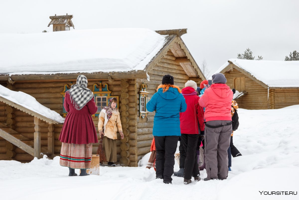 Русская деревня музей малые Корелы