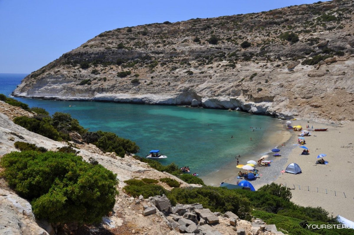 Пляж Матала Крит