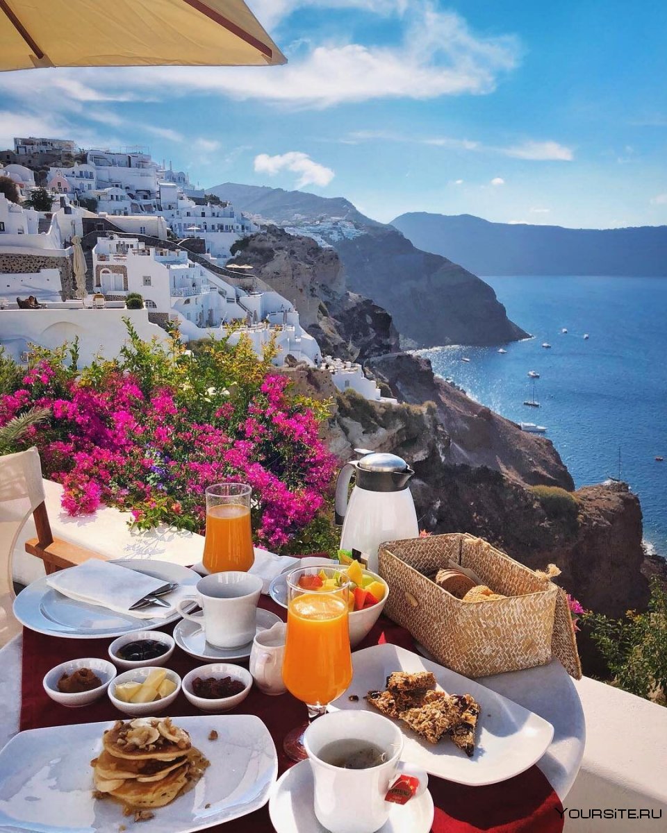 Greece, Santorini завтрак