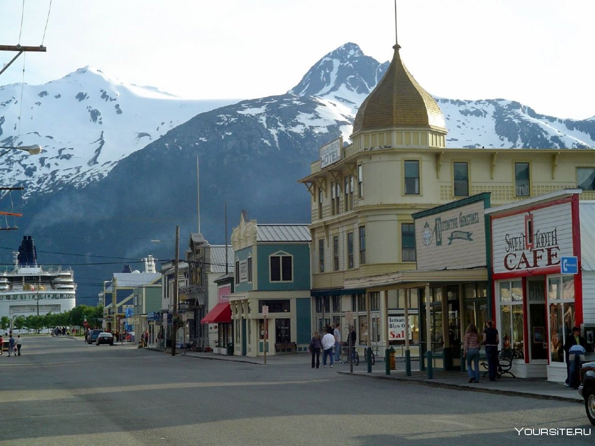 Маленький городок на Аляске