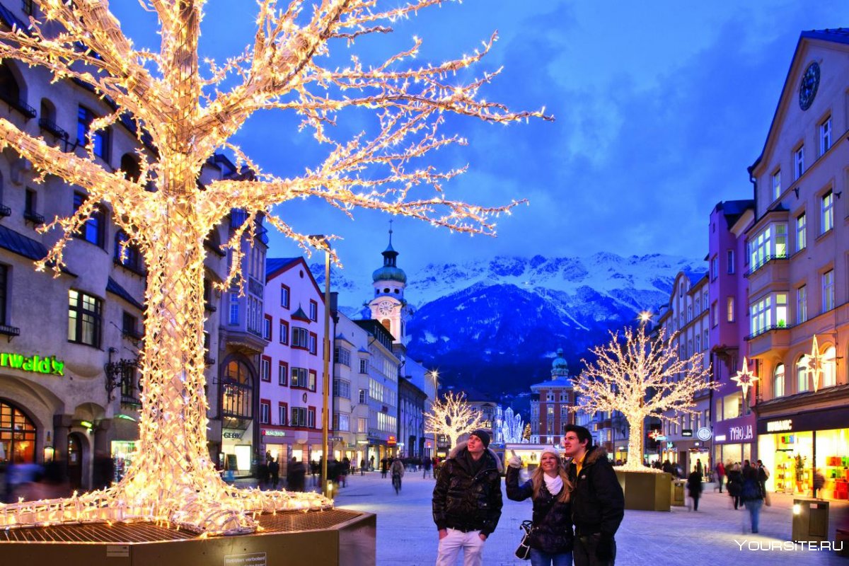 Инсбрук Австрия зима