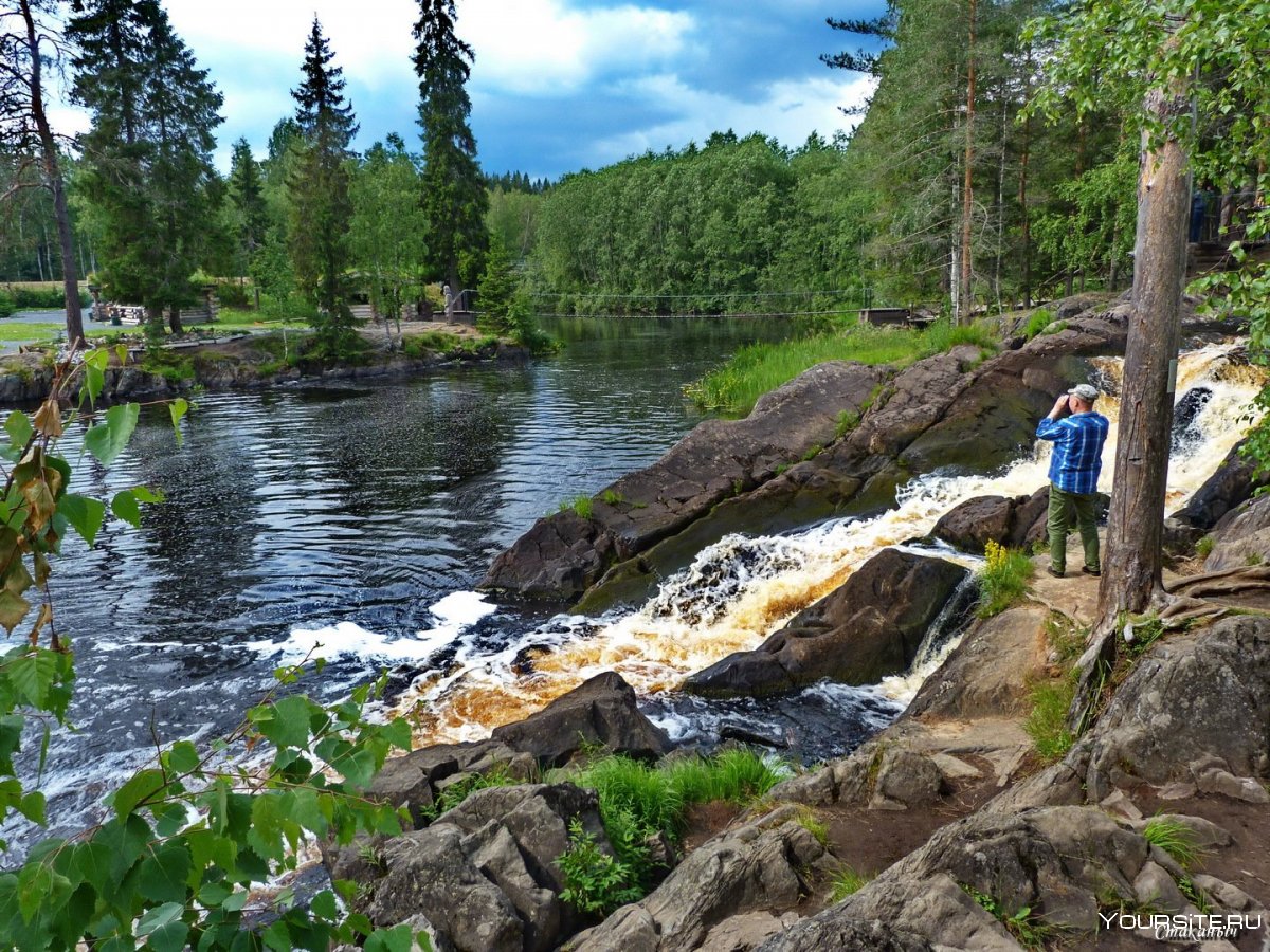 Водопады Карелии Тохмайоки