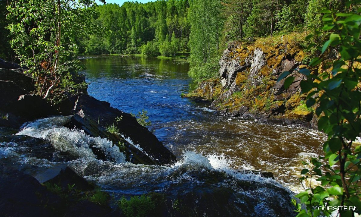 Карелия природа Кивач