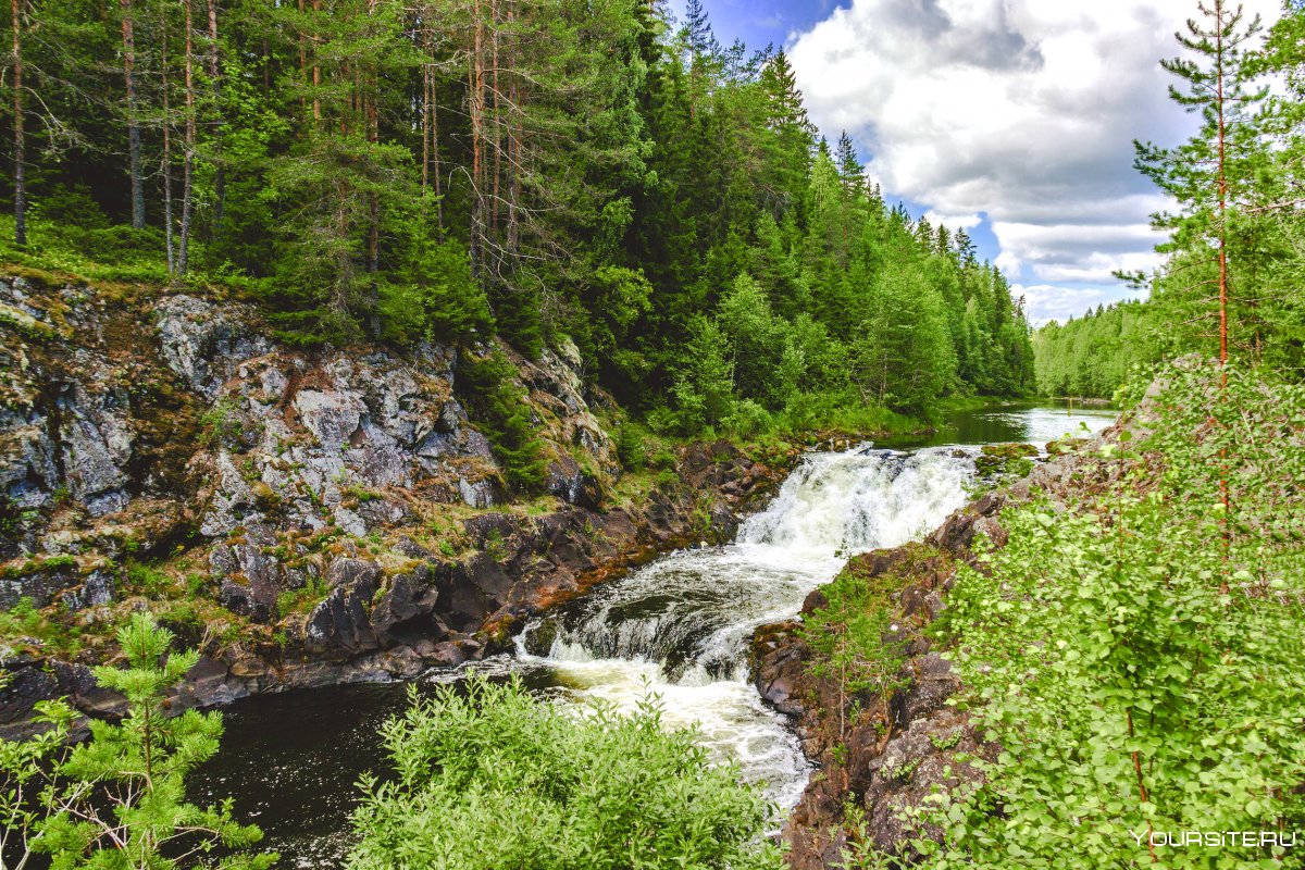 Кондопога водопад Кивач