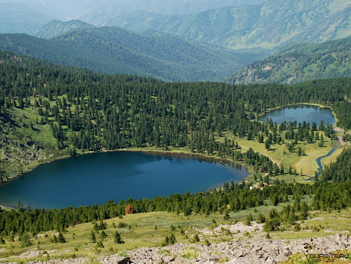 Каракольские озера панорама