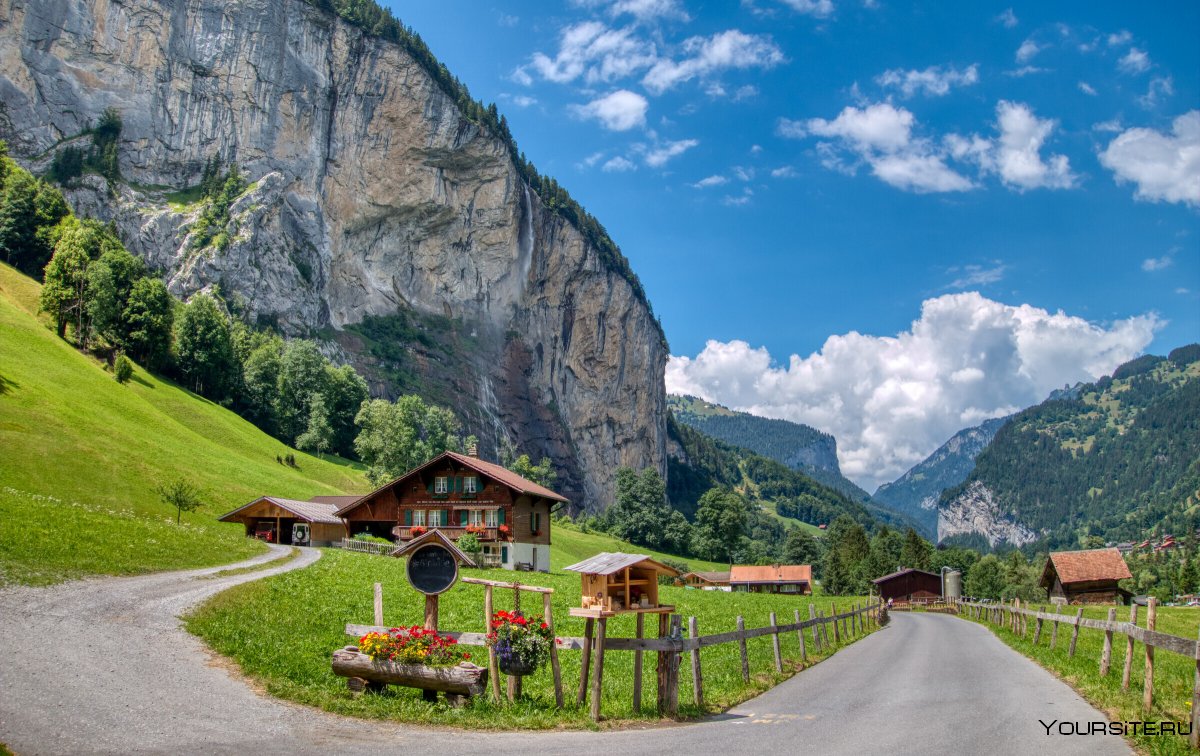 Долина Лаутербруннен Швейцария достопримечательности