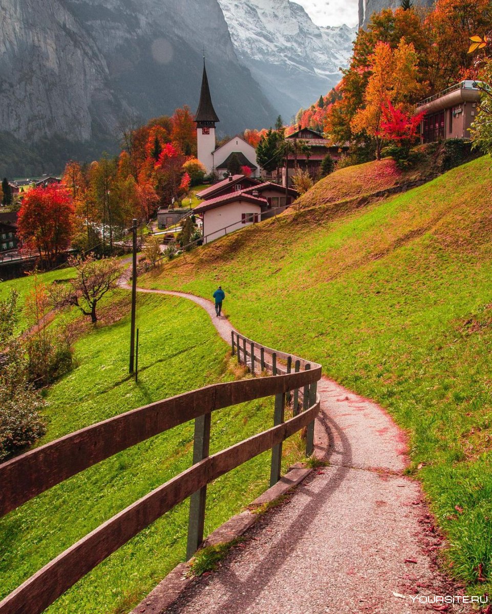 Швейцария осень путешествие в страну