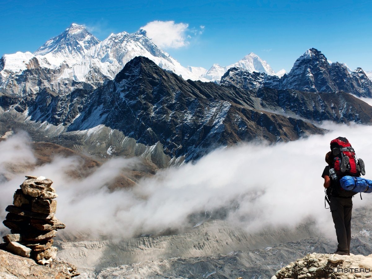 Непал вид на Эверест