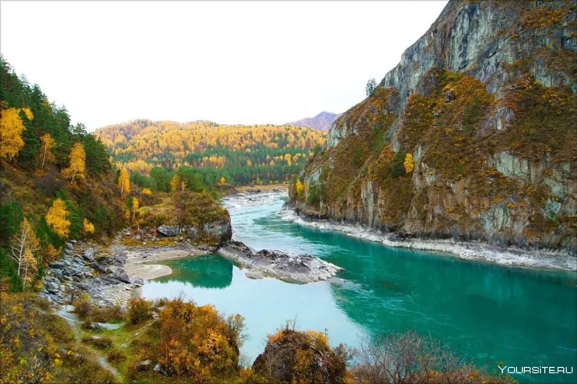 Горно Алтайск река Катунь