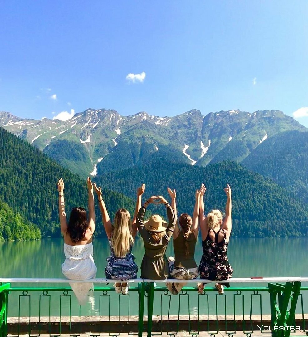 Абхазия Рица туристы