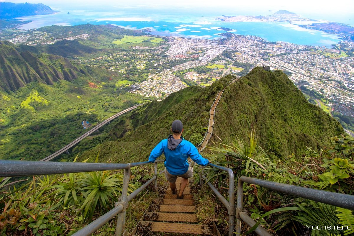 Hawaii Hiking Stairs