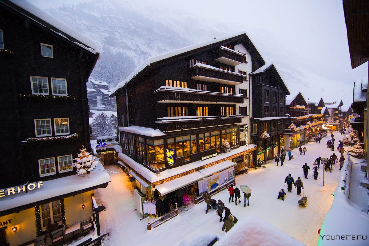 Zermatt Switzerland горнолыжный курорт