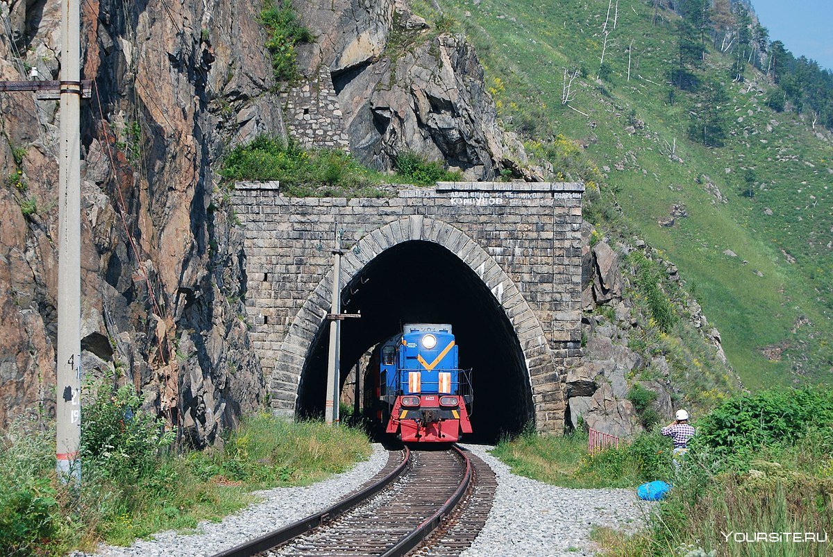 Кругобайкальская железная дорога тоннели