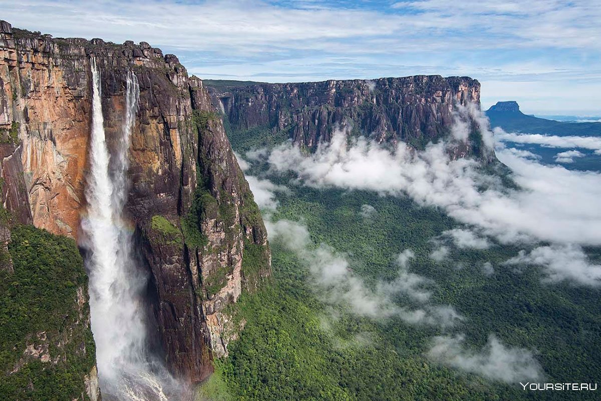 Водопад Анхель (национальный парк Канайма Венесуэла)