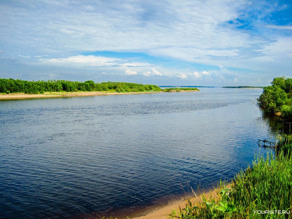 Двина река Архангельск