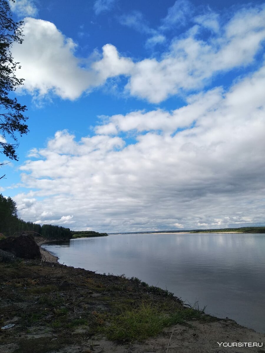 Река Северная Двина Котлас
