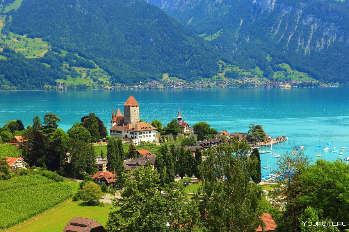 Тунское озеро Швейцария