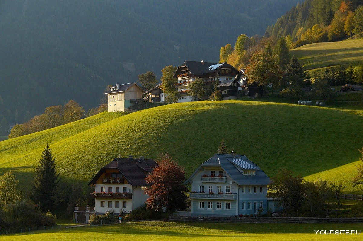 Австрия деревня