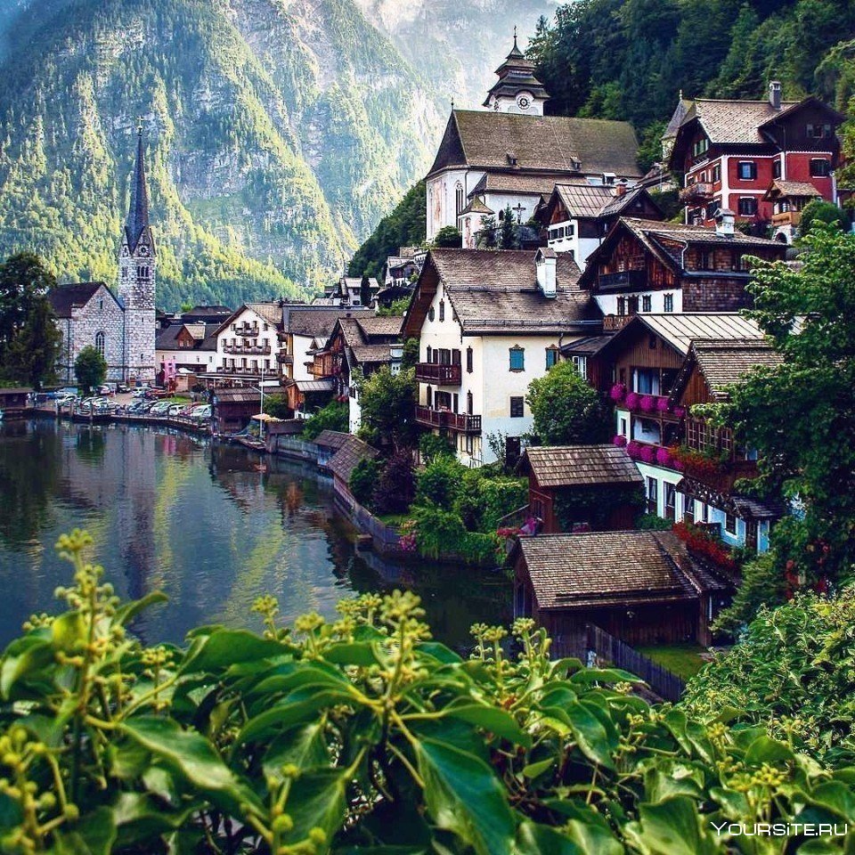 Деревня Хальштатт, Австрия