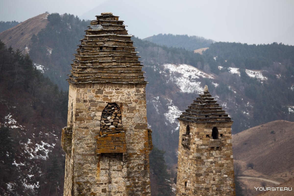 Башня Атабиевых в Кабардино Балкарии