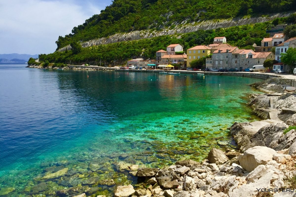 Адриатическое море с островами Хорватии