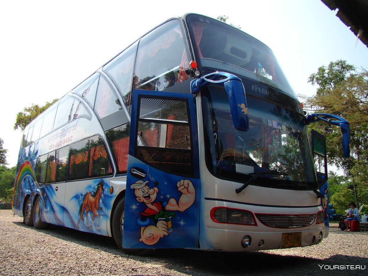 Оригинальные туристические автобусы