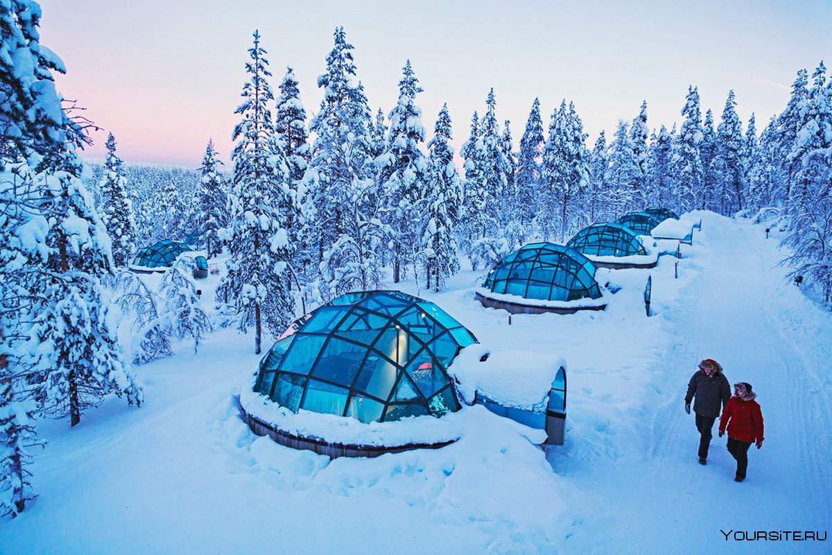 Kakslauttanen Arctic Resort Северное сияние