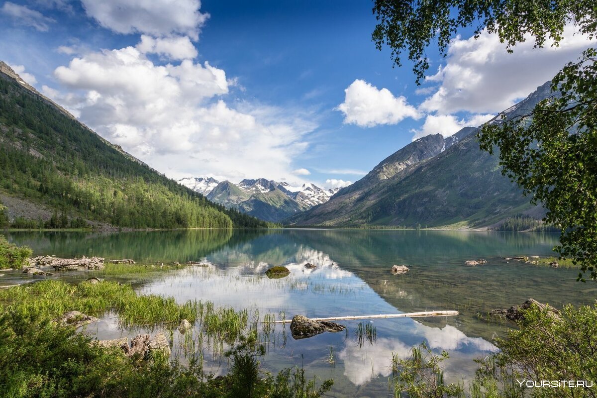 Среднее Мультинское озеро Алтай