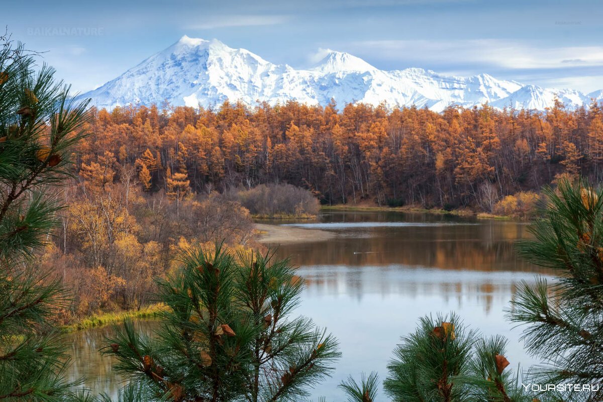 Осень на Камчатке озеро