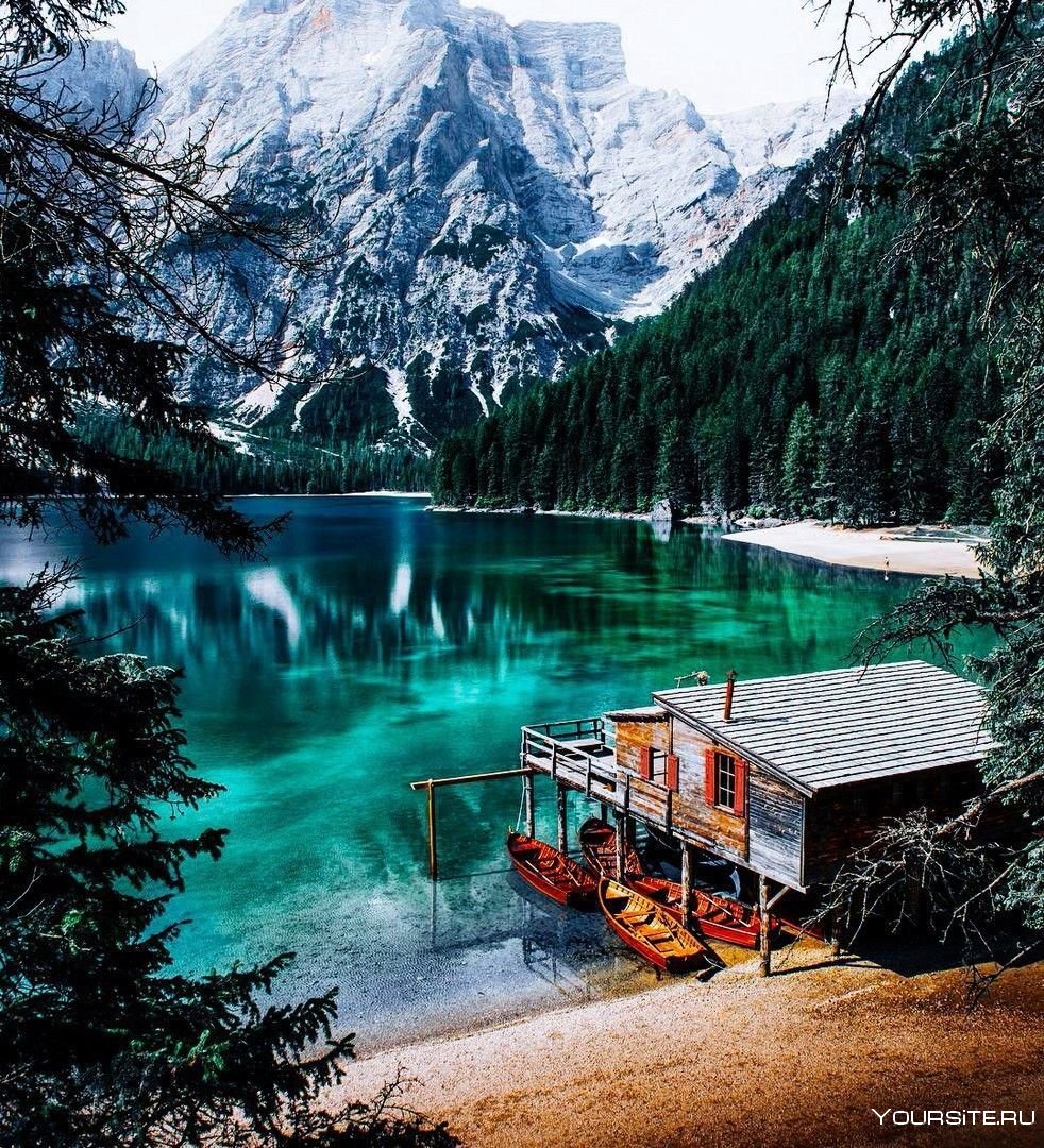 Красивые места у озера