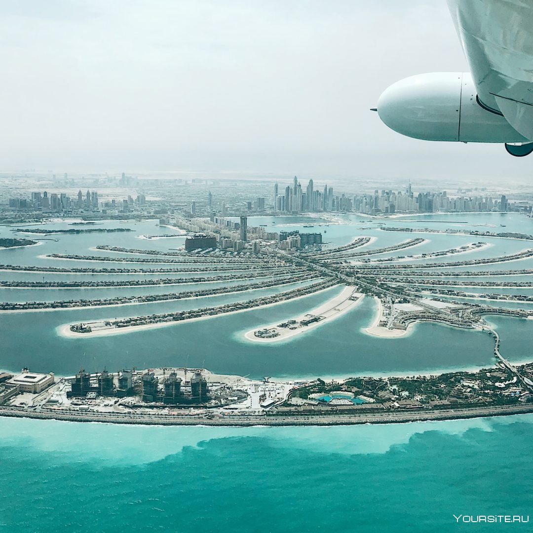 Полет над Дубаем на гидроплане