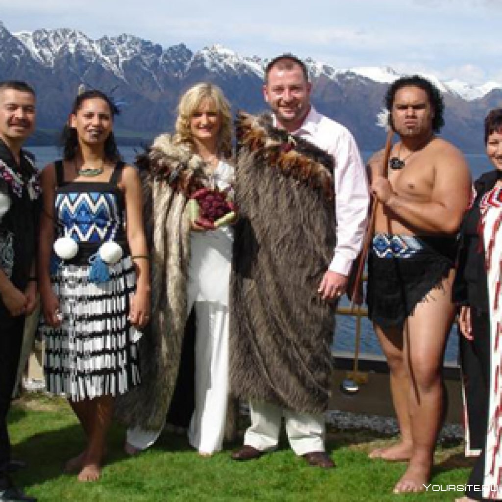 Новая Зеландия свадьба Маори