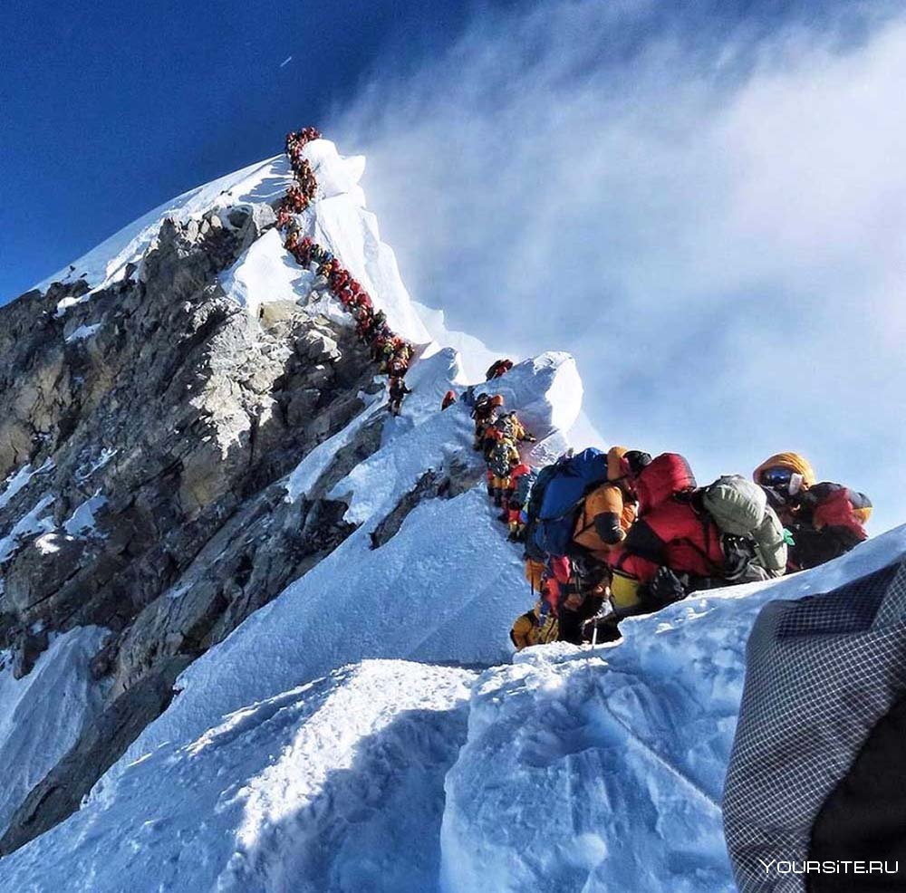 Очередь на Эверест 22 мая 2019