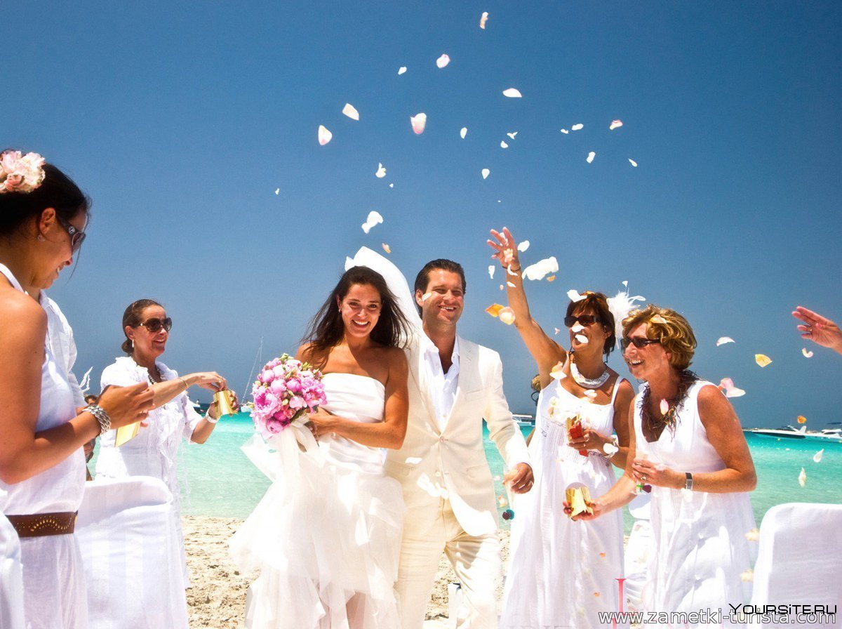 Красивая свадьба на острове