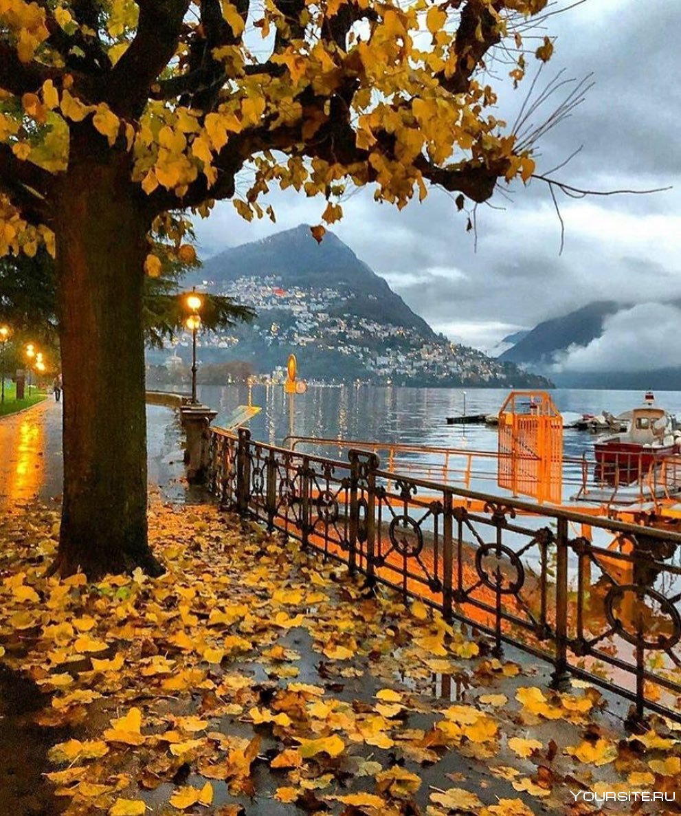 Осень в Альпах Швейцарии