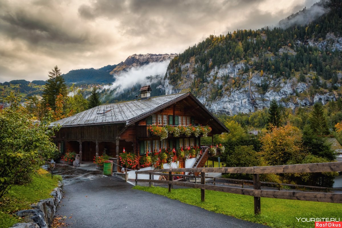 Осень в Альпах Швейцарии