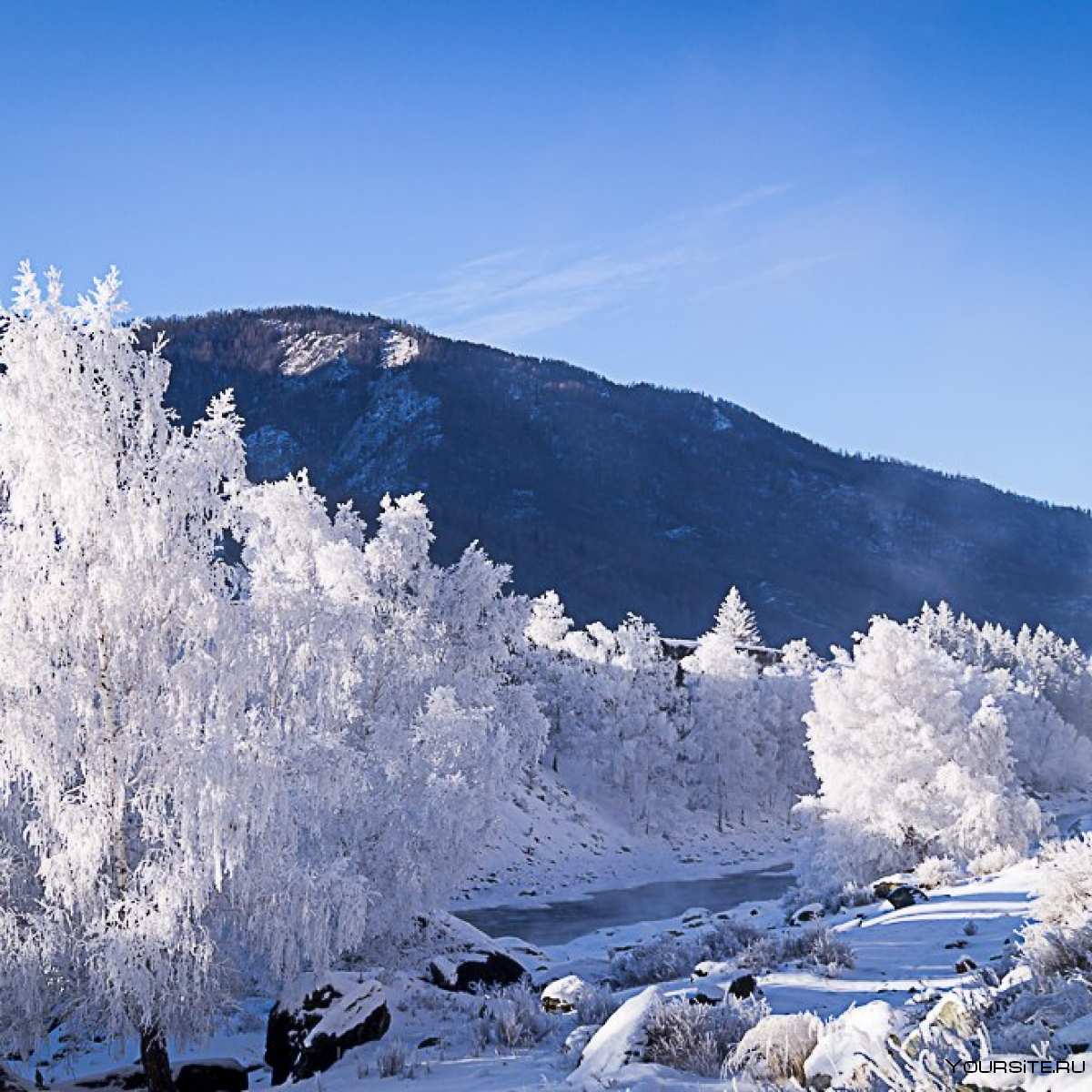 Зимний горный Алтай