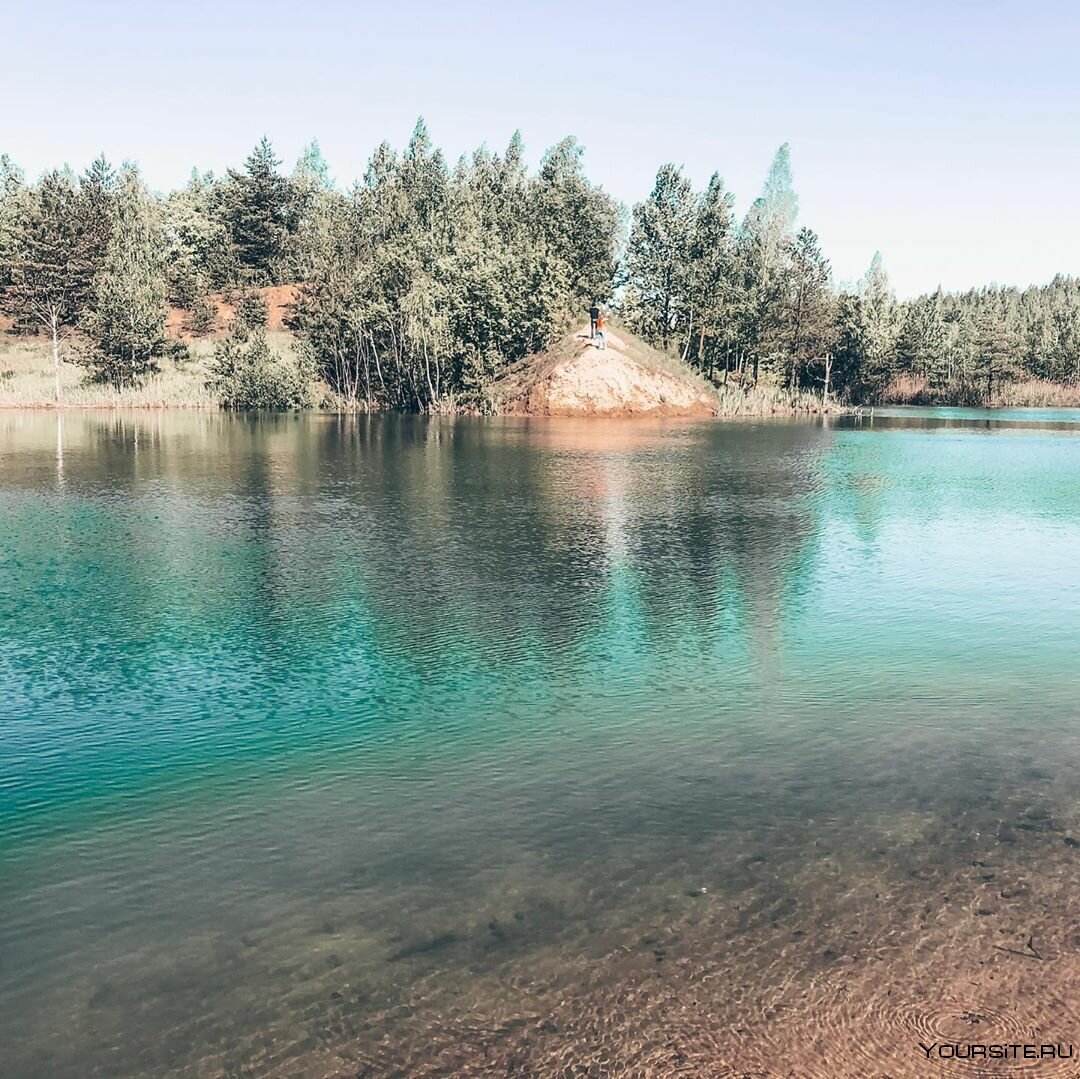Голубое озеро Железногорск Курской