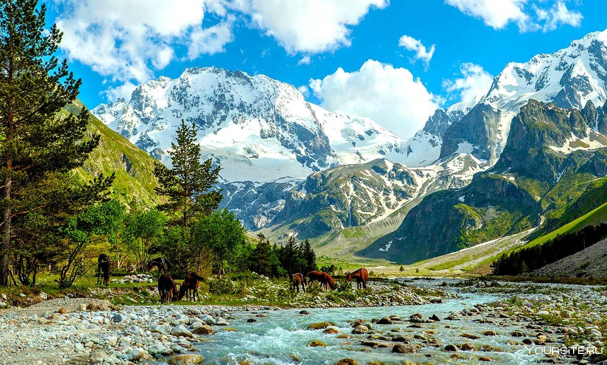 Горы Кавказа Кабардино Балкария
